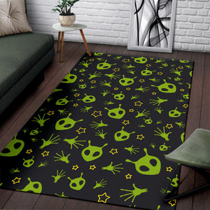 Alien Pattern Print Design 02 Area Rug