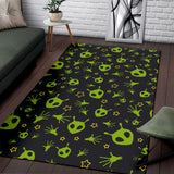 Alien Pattern Print Design 02 Area Rug