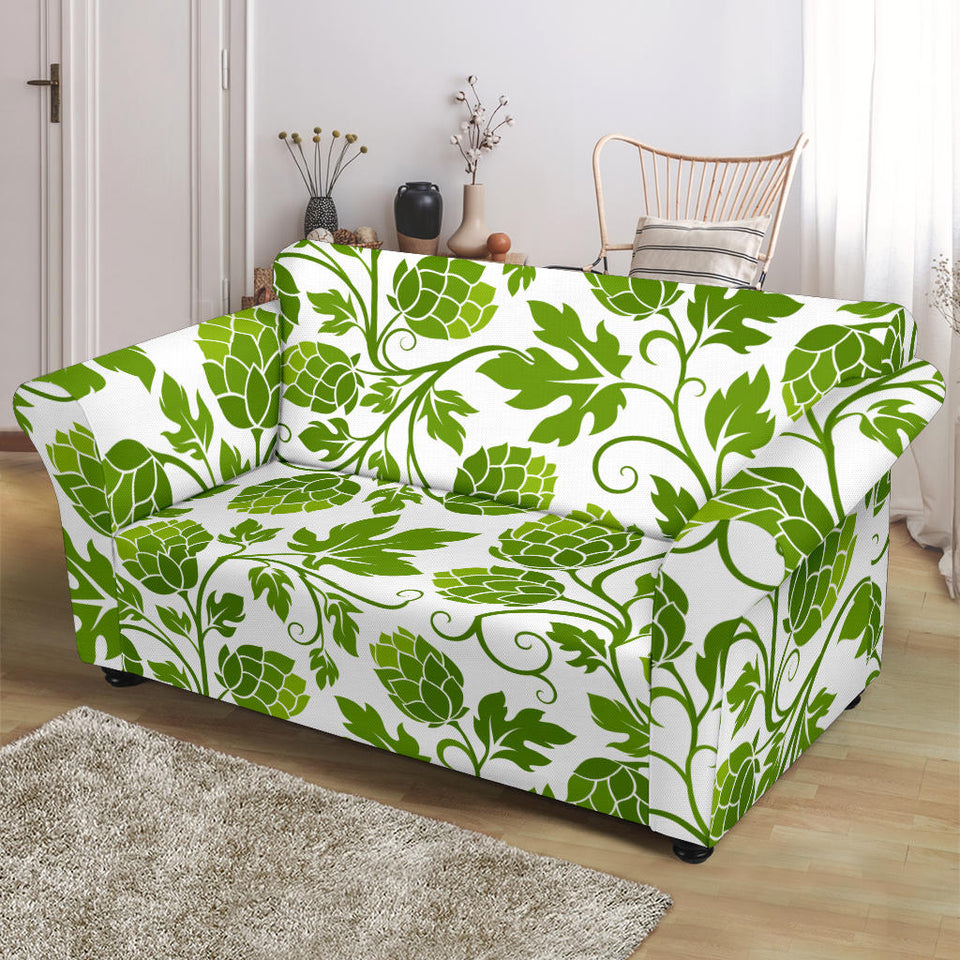 Hop Design Pattern Loveseat Couch Slipcover