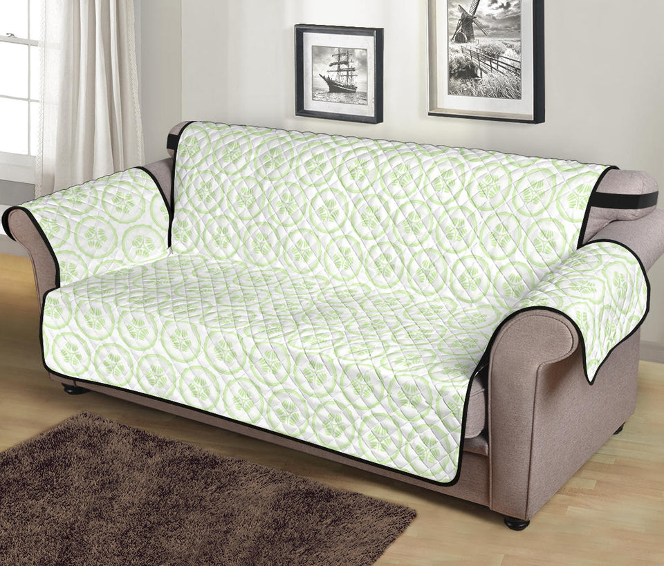 Cucumber pattern background Sofa Cover Protector