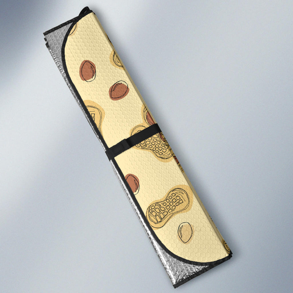 Peanuts Design Pattern Car Sun Shade