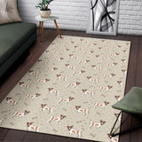 Jack Russel Pattern Print Design 02 Area Rug