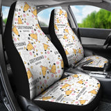 Greyhound Pattern Print Design 03 Universal Fit Car Seat Covers