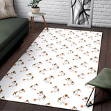 Jack Russel Pattern Print Design 05 Area Rug