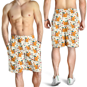 Squirrel Pattern Print Design 04 Men Shorts