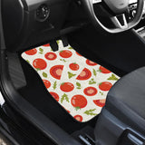 Tomato Pattern Front And Back Car Mats