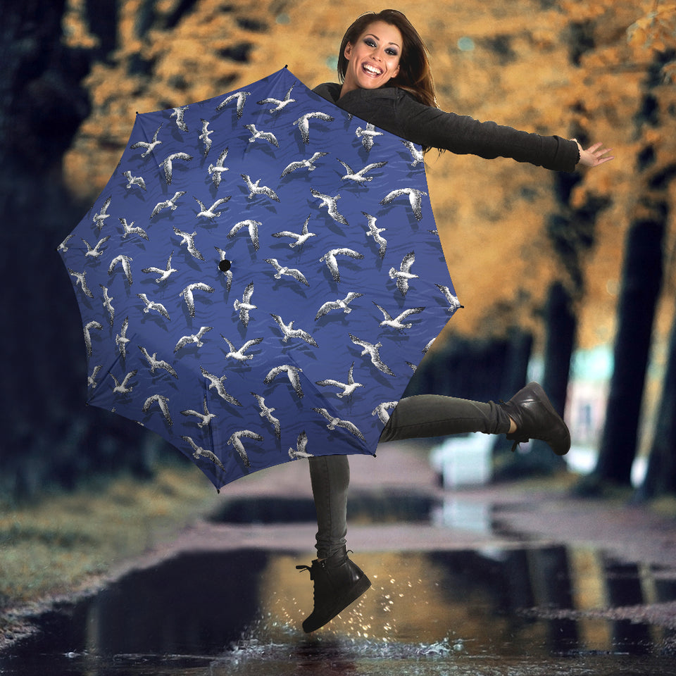 Seagull Pattern Print Design 03 Umbrella