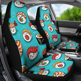 Cute Sushi Pattern  Universal Fit Car Seat Covers