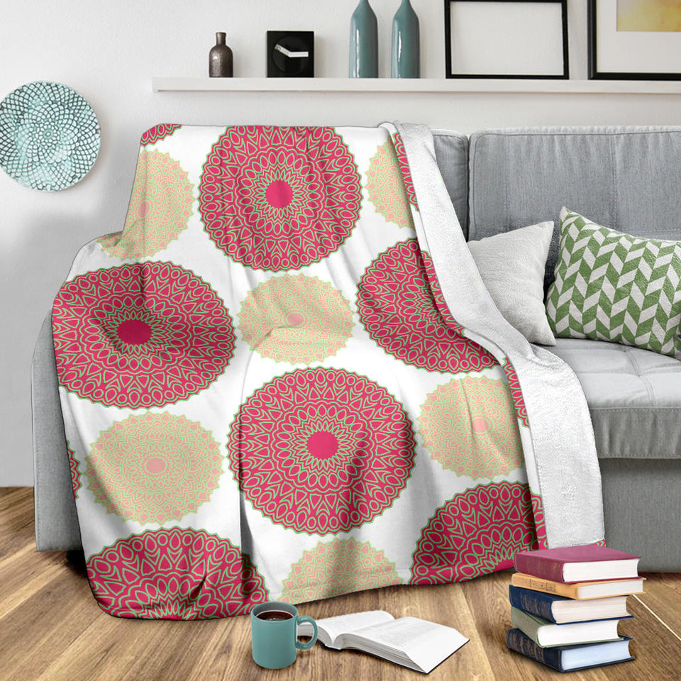 Circle Indian Pattern Premium Blanket