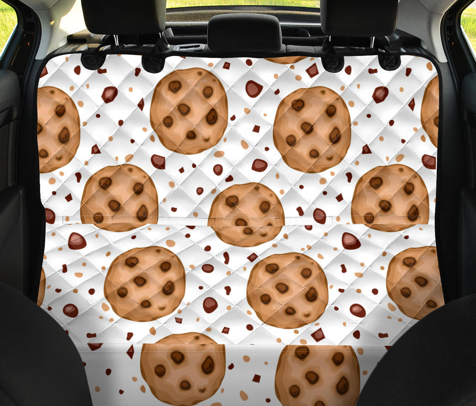 Chocolate Chip Cookie Pattern Dog Car Seat Covers