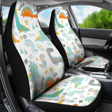Cute Funny Kids Dinosaurs Pattern Universal Fit Car Seat Covers