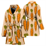Carrot Pattern Print Design 04 Women's Bathrobe