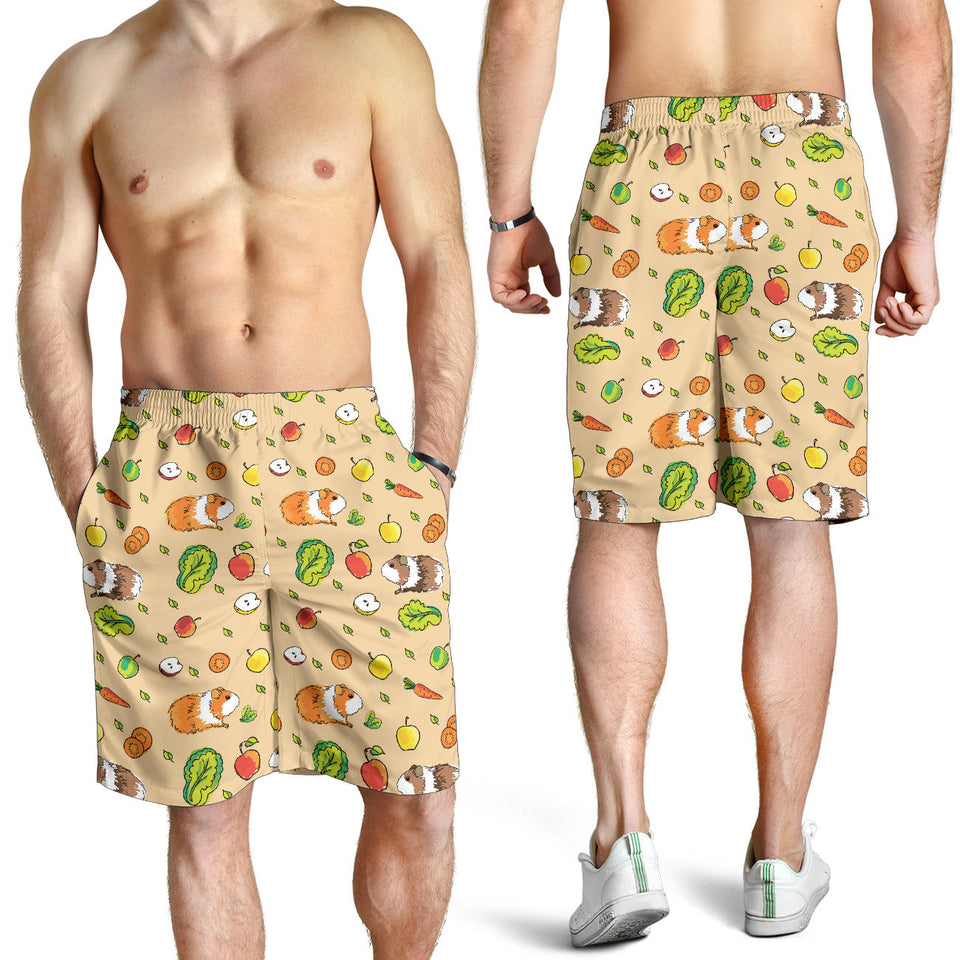 Guinea Pig Pattern Print Design 05 Men Shorts