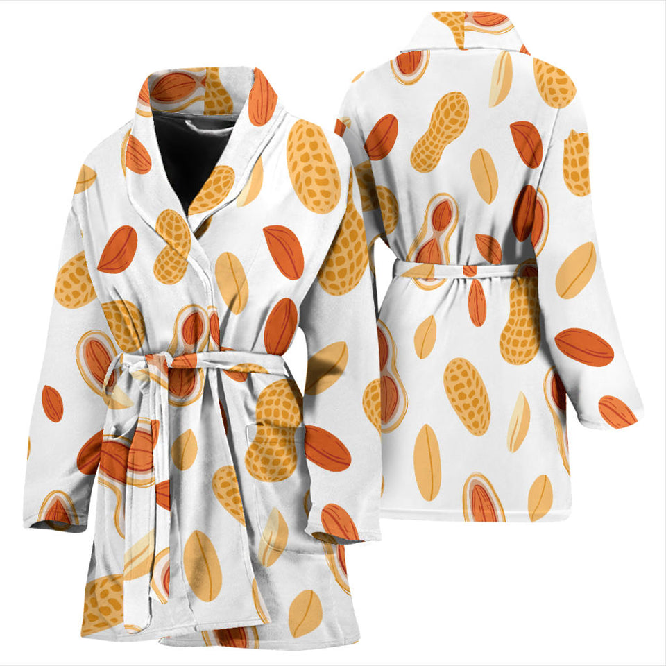 Peanuts Pattern Women'S Bathrobe