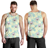 French bulldog hawaii blackground Men Tank Top