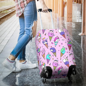 Cute Ice Cream Cone Animal Pattern Luggage Covers