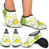 Durian Pattern Background Aqua Shoes