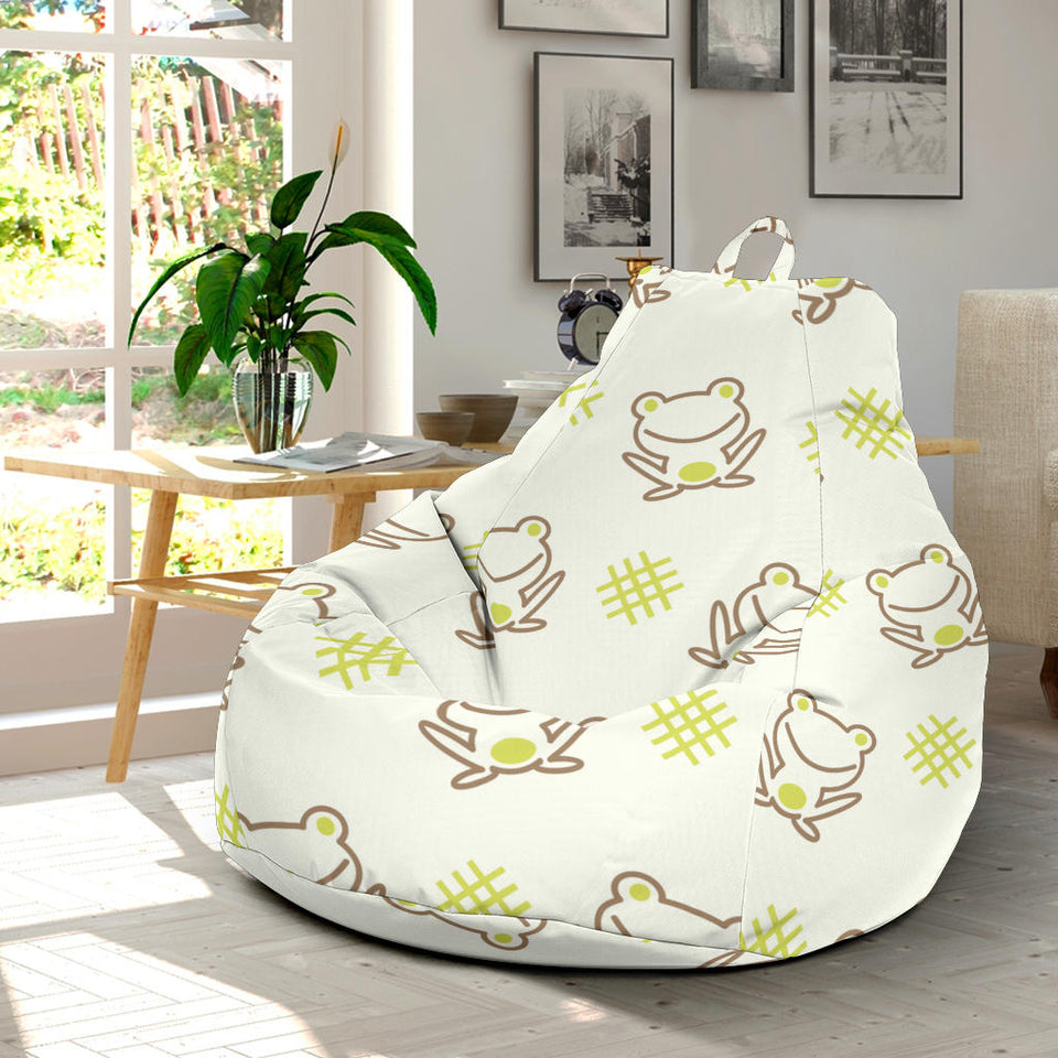 Cute Cartoon Frog Baby Pattern Bean Bag Cover