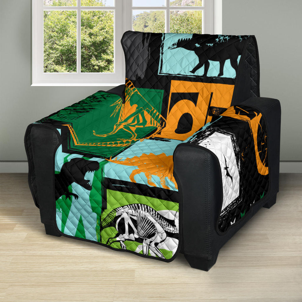 dinosaurs print pattern Recliner Cover Protector
