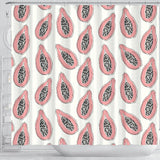 Papaya Pattern Shower Curtain Fulfilled In US