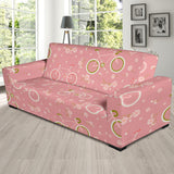 Bicycle Pattern Print Design 02 Sofa Slipcover