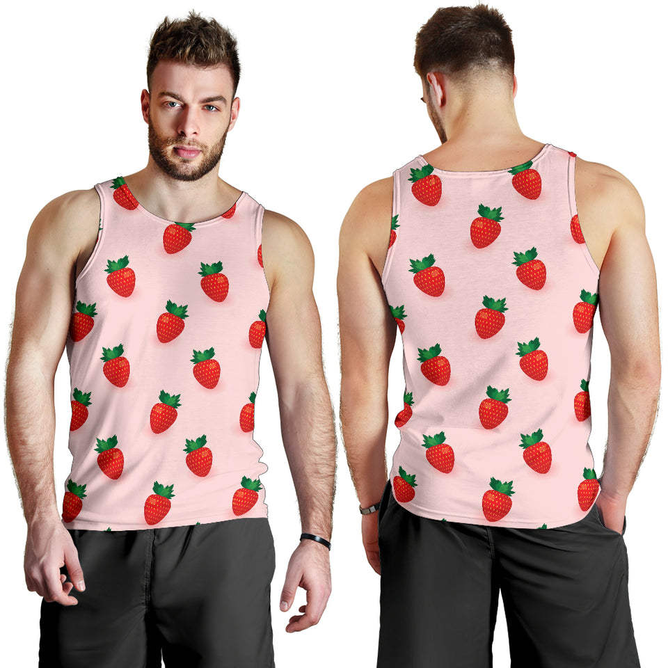 Strawberry beautiful pattern Men Tank Top