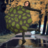 Hop Pattern Black Background Umbrella