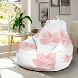 Pink Sakura Cherry Blossom Pattern Bean Bag Cover