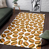 Hamburger Pattern Print Design 03 Area Rug