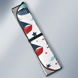 Cute Color Paper Sailboat Pattern Car Sun Shade