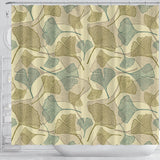 Ginkgo Leaves Design Pattern Shower Curtain Fulfilled In US