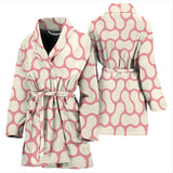 Peanuts Texture Pattern Women'S Bathrobe