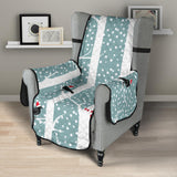 Crows christmas hat scarf Chair Cover Protector