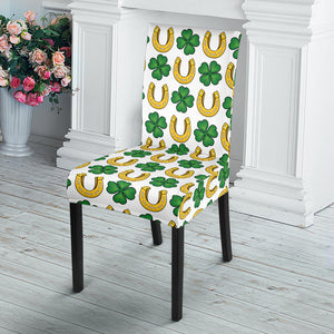 Horseshoes Pattern Print Design 04 Dining Chair Slipcover