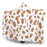 Peanuts Pattern Background Hooded Blanket