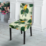 Beautiful Parrot Palm Leaves Pattern Dining Chair Slipcover