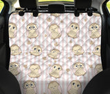Cute Owl Leaf Dog Car Seat Covers