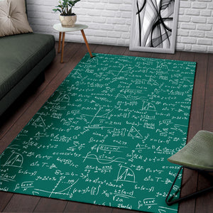 Math Pattern Print Design 01 Area Rug