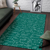 Math Pattern Print Design 01 Area Rug