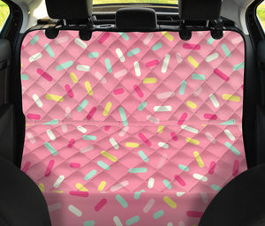 Pink Donut Glaze Candy Pattern Dog Car Seat Covers