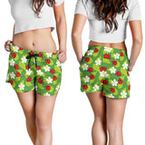 Ladybug Pattern Print Design 01 Women Shorts