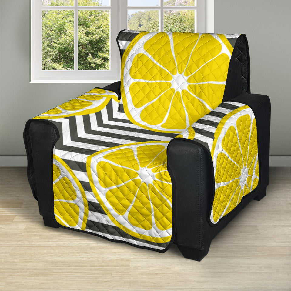 slice of lemon design pattern Recliner Cover Protector