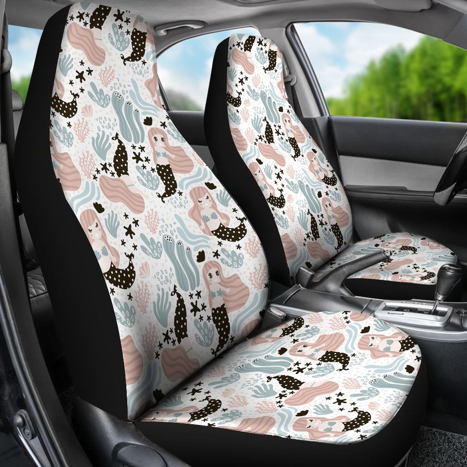 Cute Mermaid Pattern Universal Fit Car Seat Covers