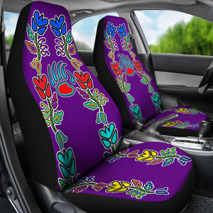 Generations Floral Purple Car Seat Covers
