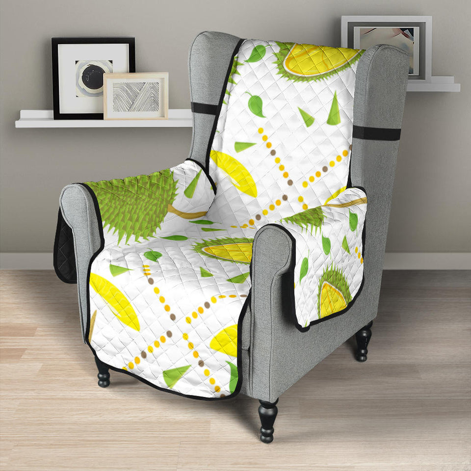 Durian pattern background Chair Cover Protector