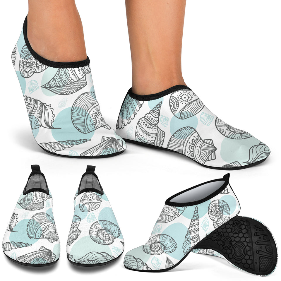 Shell Polynesian Tribal  Aqua Shoes