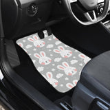 Rabbit Cloud Pattern Front And Back Car Mats