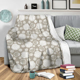 Scallop Shell Pattern Premium Blanket