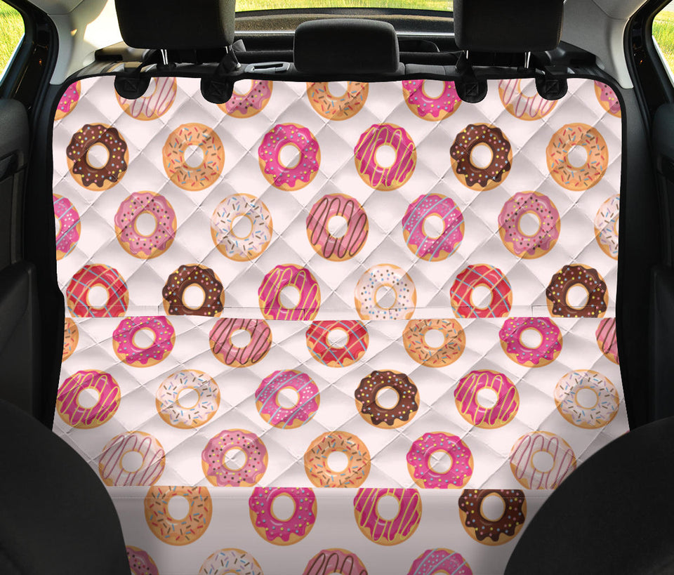 Colorful Donut Pattern Dog Car Seat Covers