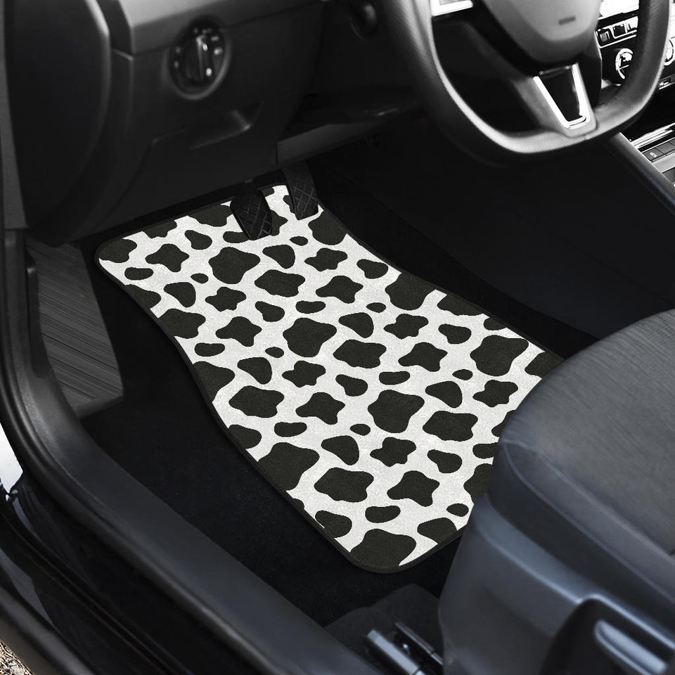 Cow Skin Pattern Front Car Mats